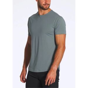 CUTS Green Sage AO Curve Hem Tee Short Sleeve T-Shirt Mens Large